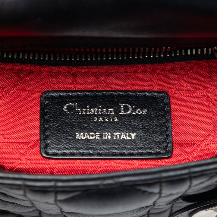 Dior Mini Cuir d’agneau Cannage Lady Dior