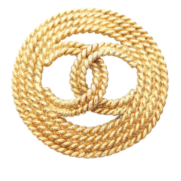 Chanel plaqué CC Rope Broche – GABY PARIS Authentique