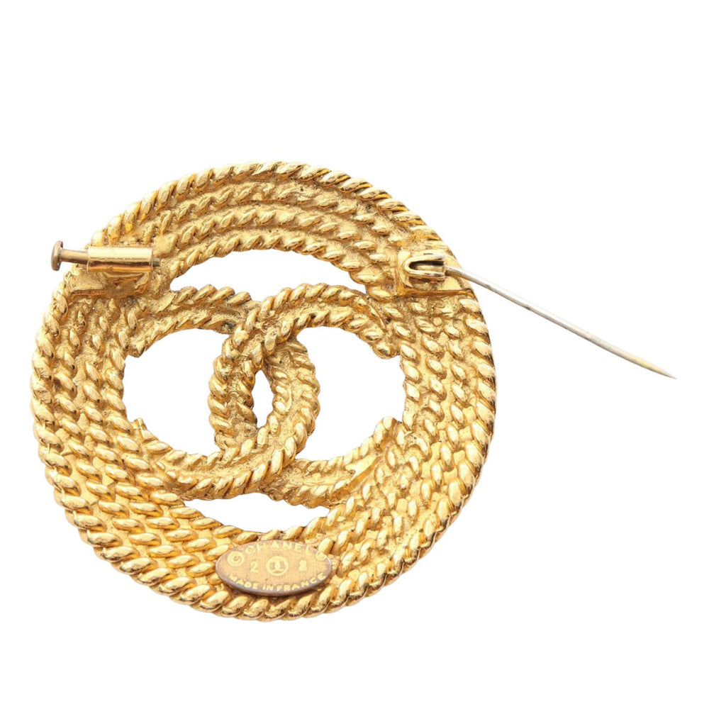 Chanel plaqué CC Rope Broche – GABY PARIS Authentique