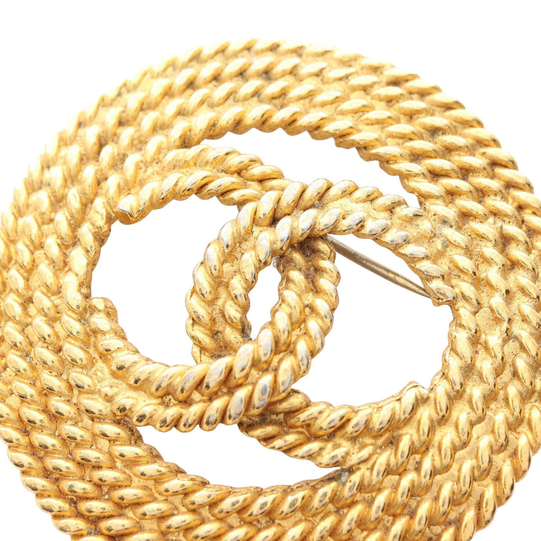 Chanel plaqué CC Rope Broche – GABY PARIS Authentique