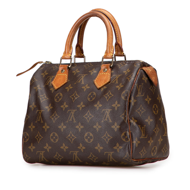 Louis Vuitton Monogram Speedy 25 Marron – GABY PARIS Authentique
