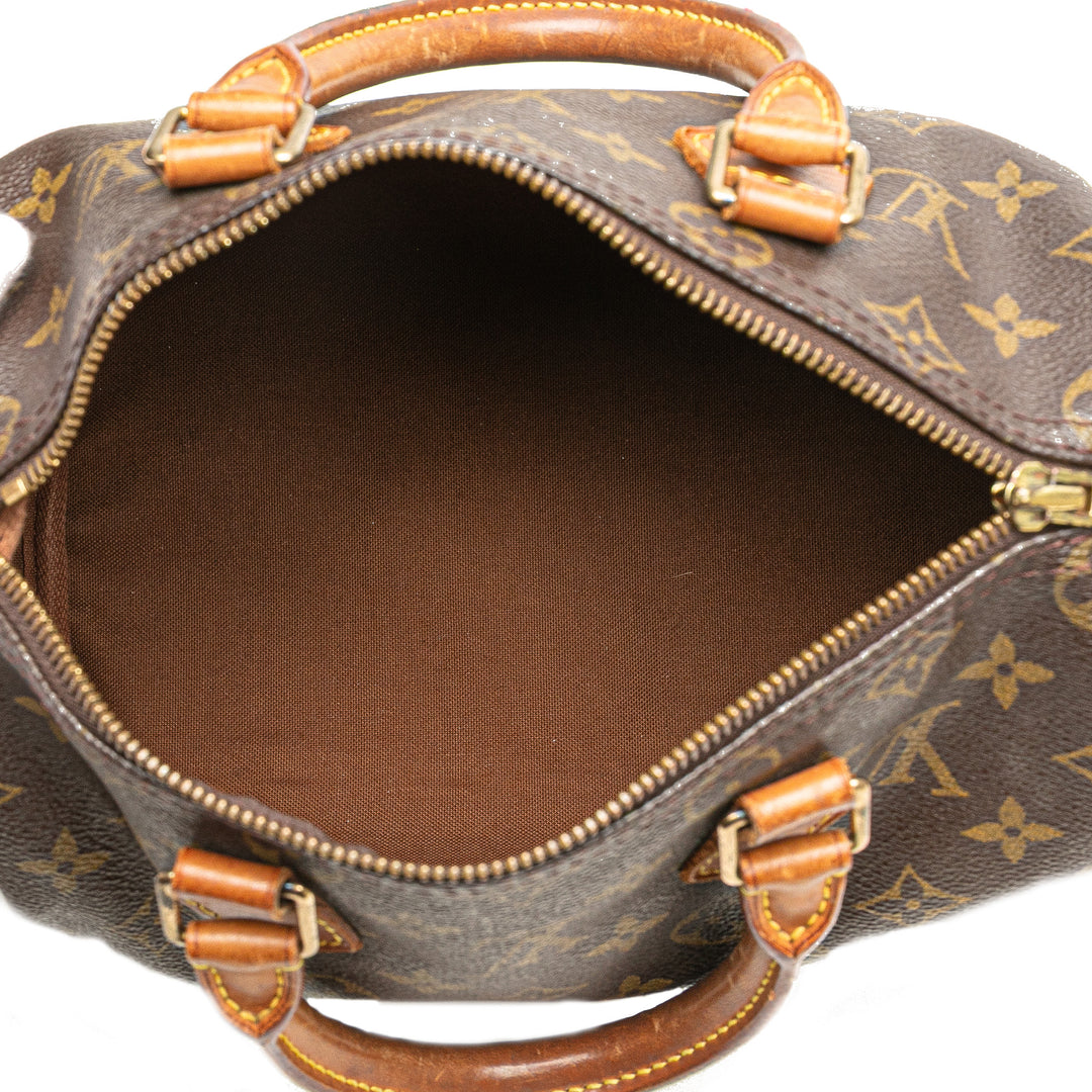 Louis Vuitton Monogram Speedy 25 Marron – GABY PARIS Authentique
