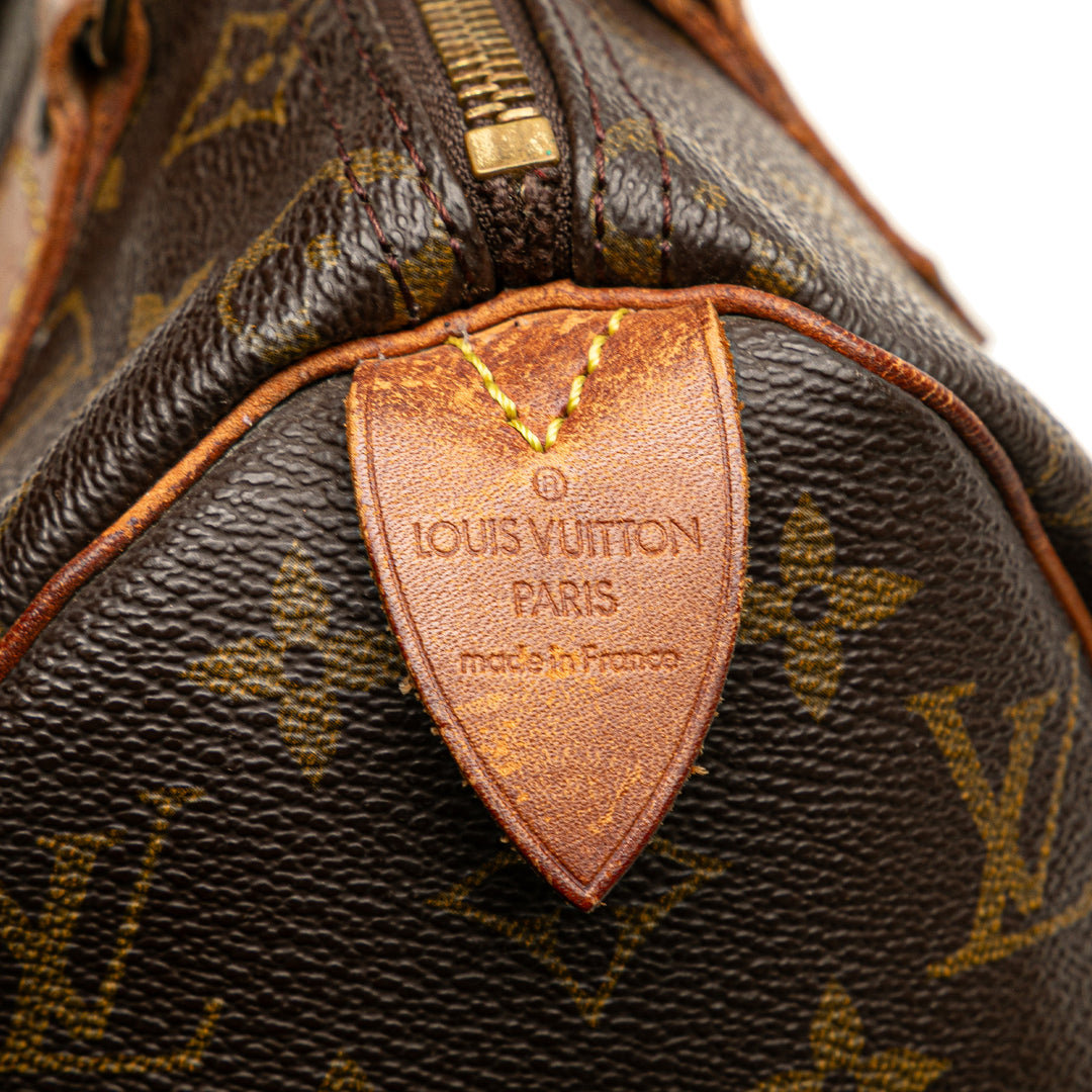 Louis Vuitton Monogram Speedy 25 Marron – GABY PARIS Authentique