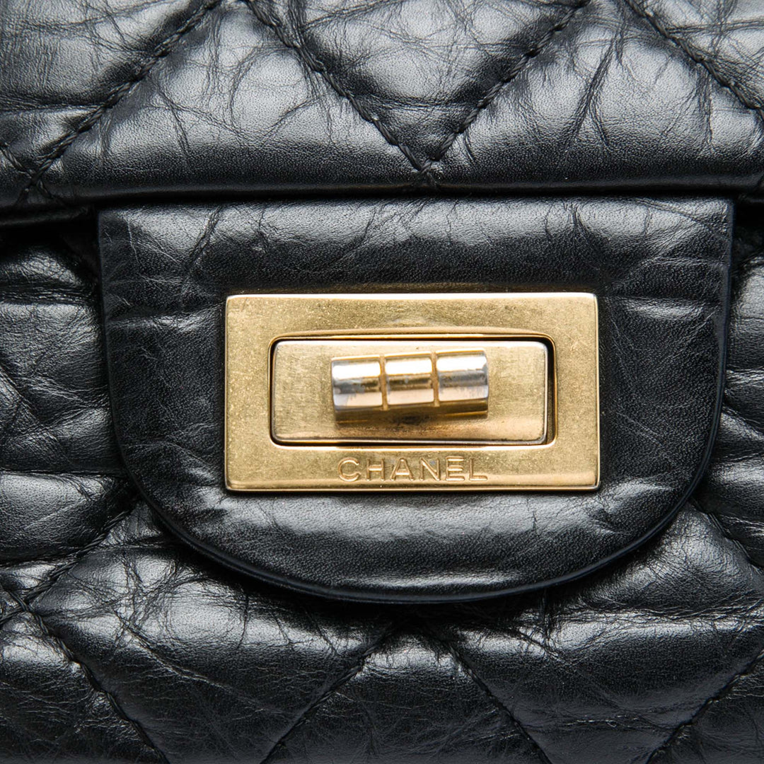Chanel Matelassé vieilli Cuir de veau Reissue 2.55 Double rabat 227