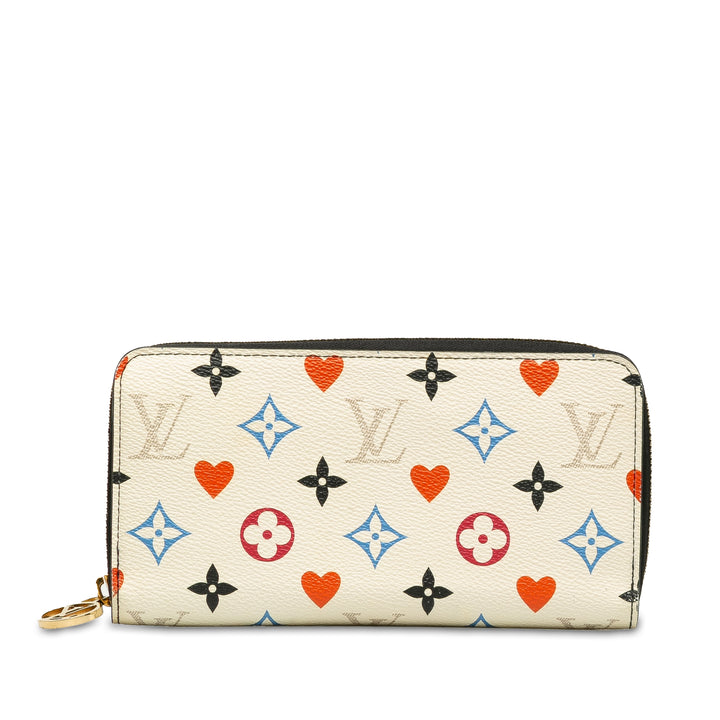 Louis Vuitton Monogram Game On Zippy Wallet White - GABY PARIS