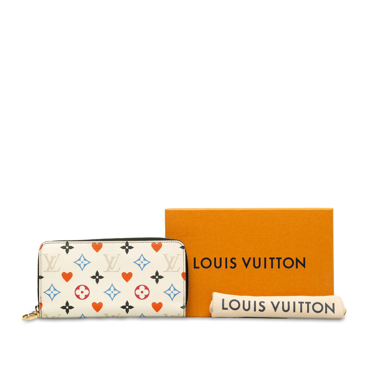 Louis Vuitton Monogram Game On Zippy Wallet White - GABY PARIS