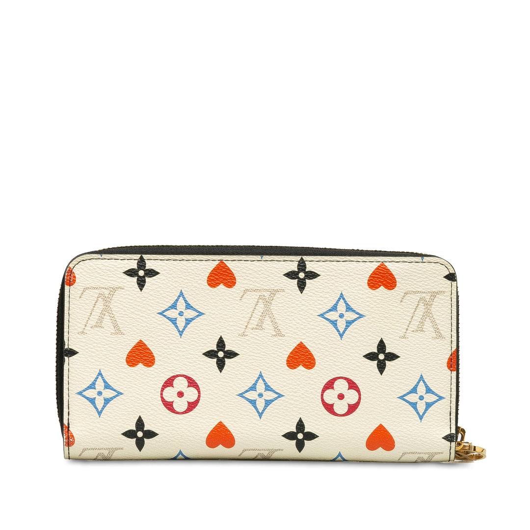 Louis Vuitton Monogram Game On Zippy Wallet White - GABY PARIS