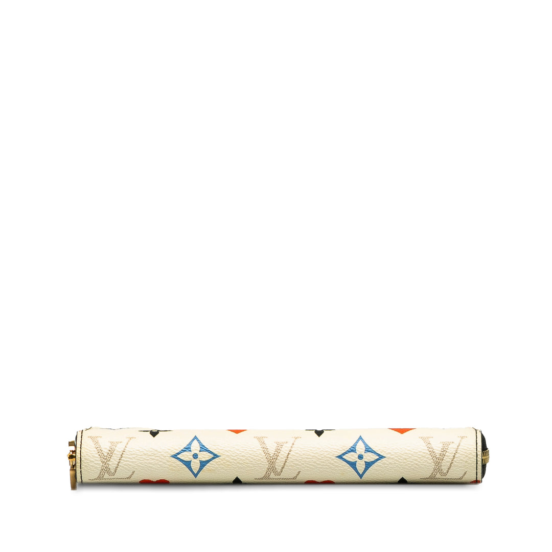 Louis Vuitton Monogram Game On Zippy Wallet White - GABY PARIS