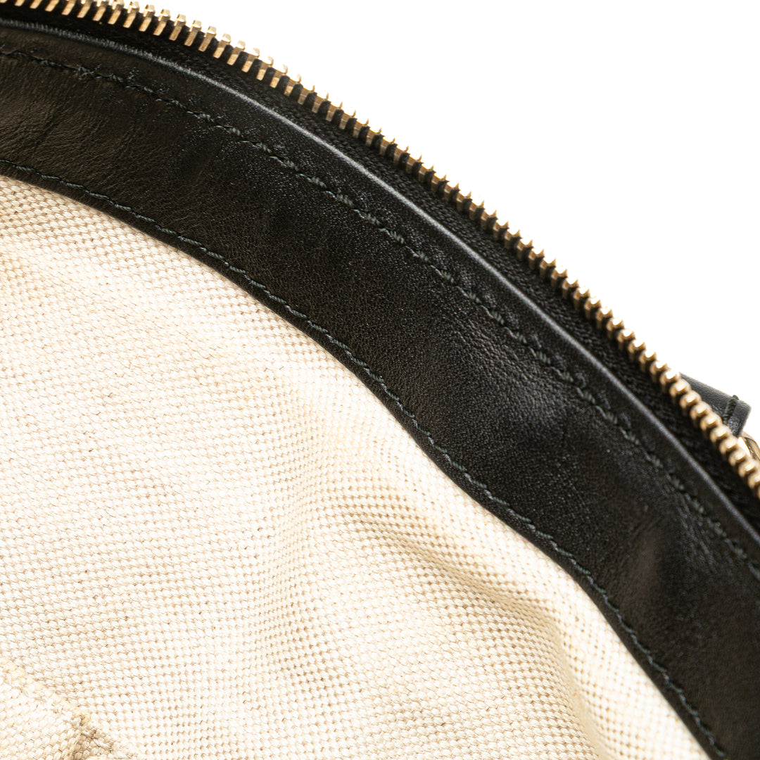 Diamante Canvas Sukey Satchel Brown - Gaby Paris