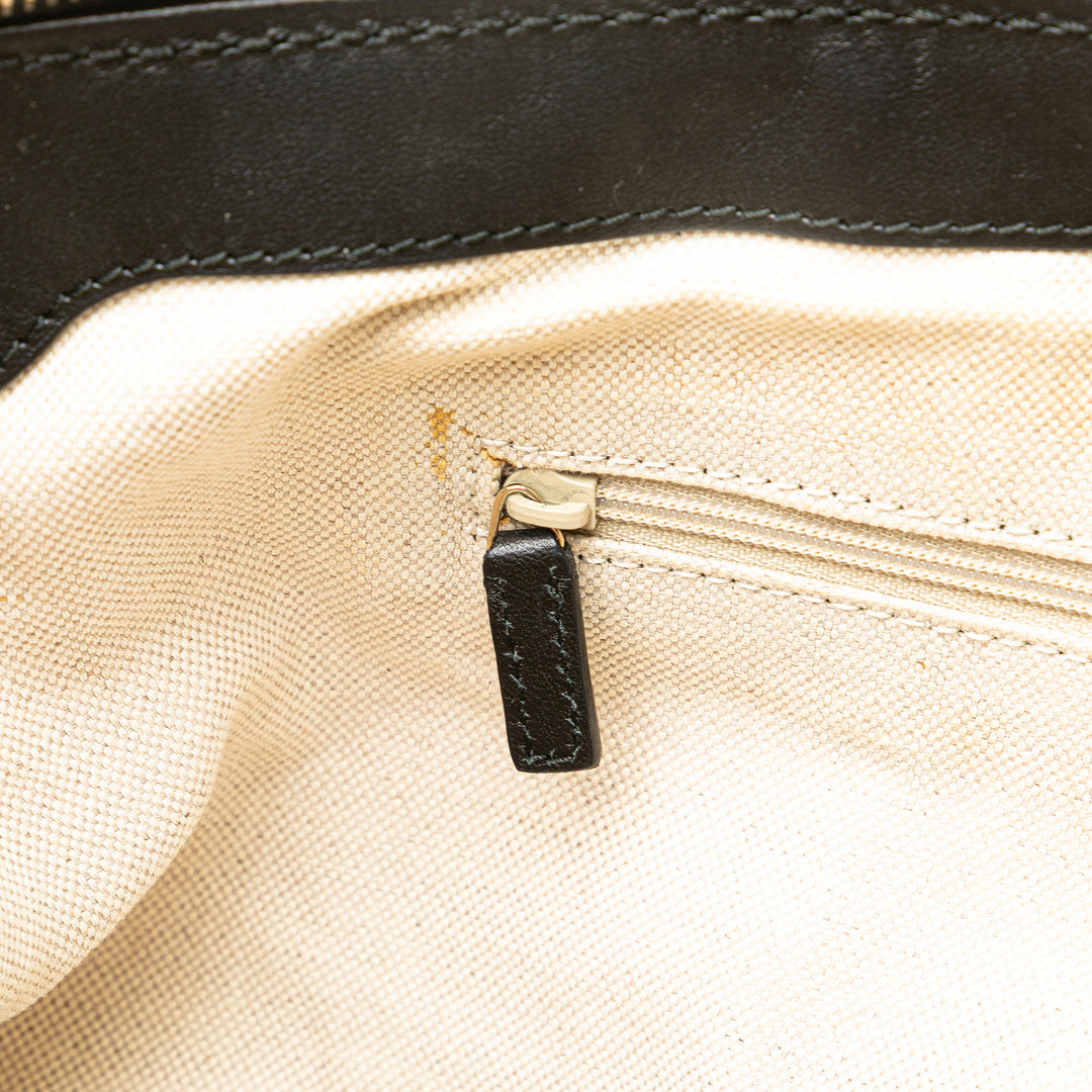 Diamante Canvas Sukey Satchel Brown - Gaby Paris