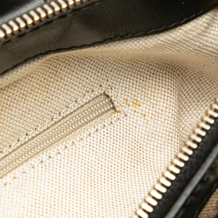 Diamante Canvas Sukey Satchel Brown - Gaby Paris