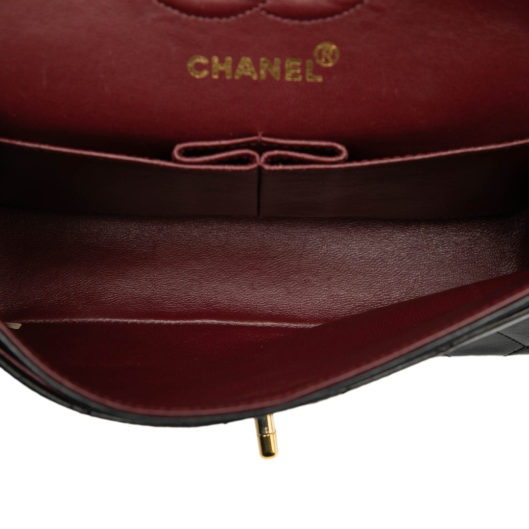 Chanel Small Classic Cuir d’agneau Double rabat