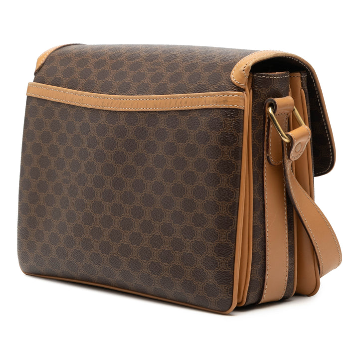 Celine Macadam Coated Toile Sac porté croisé