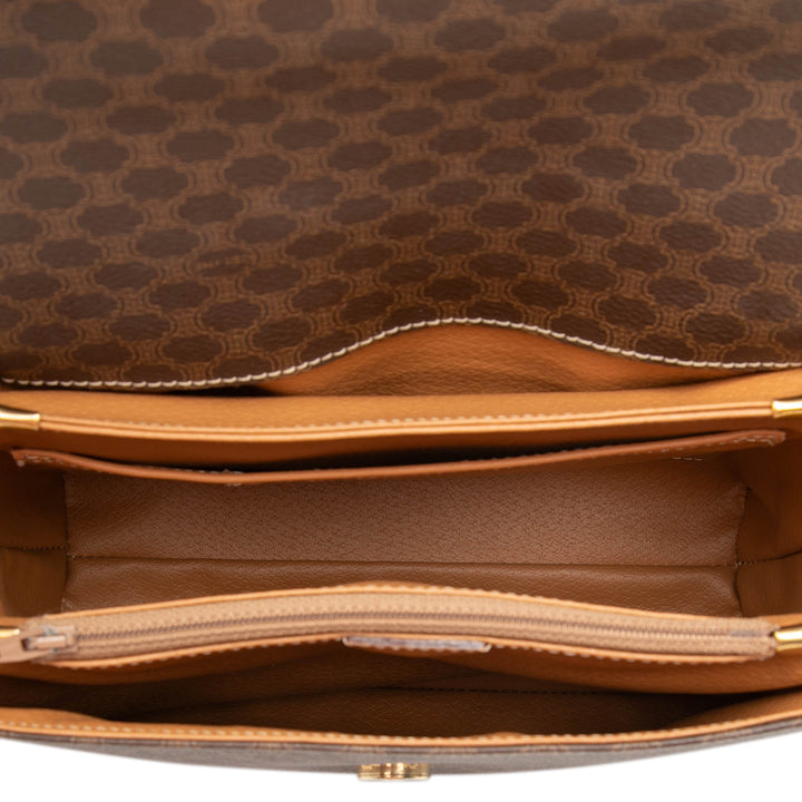 Celine Macadam Coated Toile Sac porté croisé