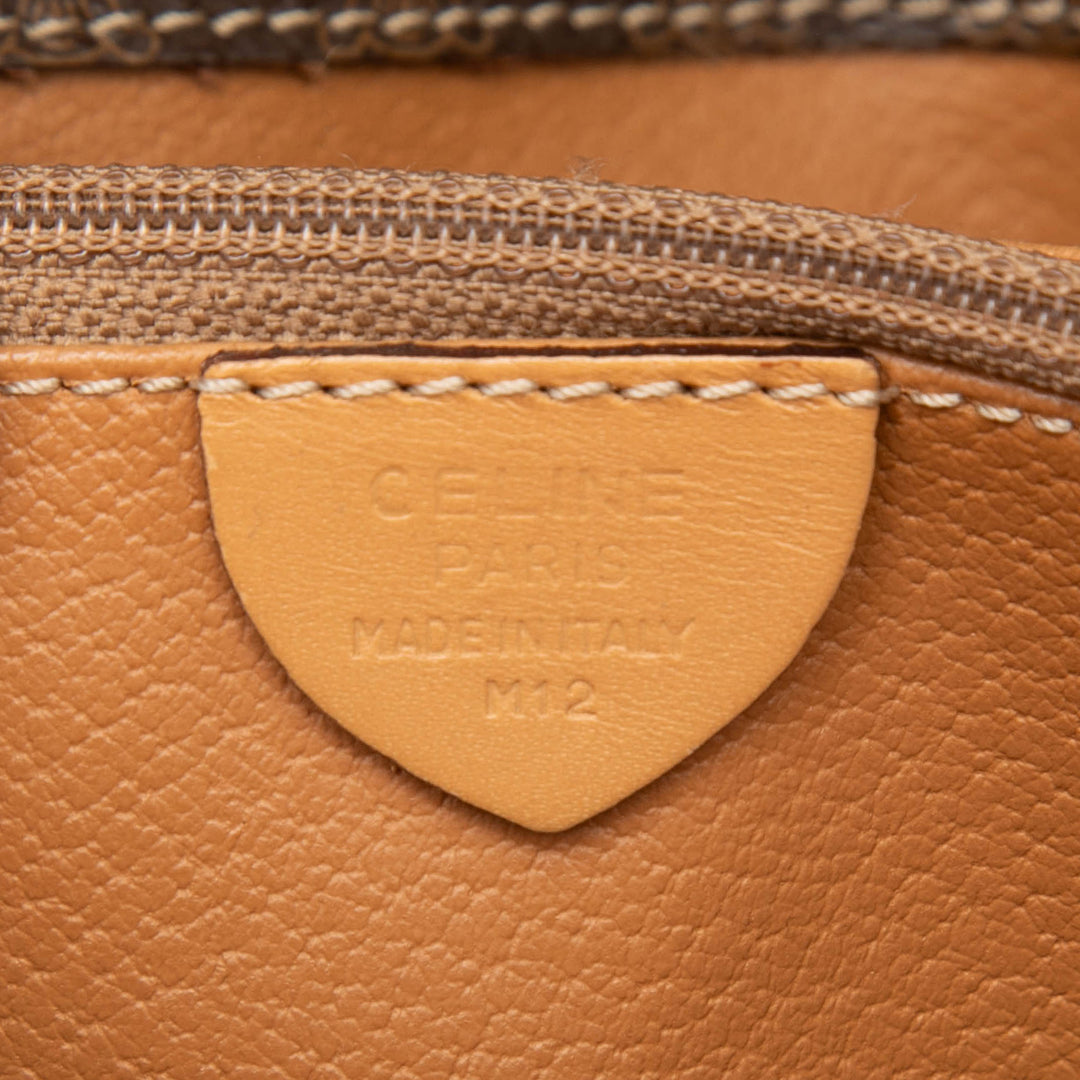 Celine Macadam Coated Toile Sac porté croisé