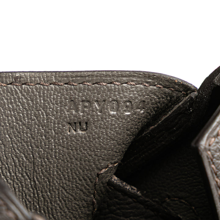 Hermès Togo Birkin Retourne 30 Gris