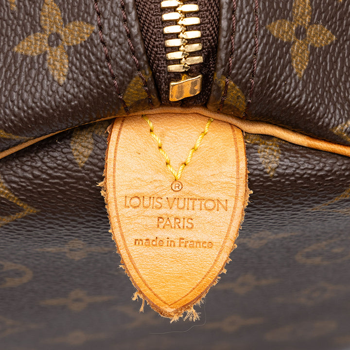 Louis Vuitton Sac de voyage Keepall 55 Monogram Marron – vue 5 – GABY PARIS