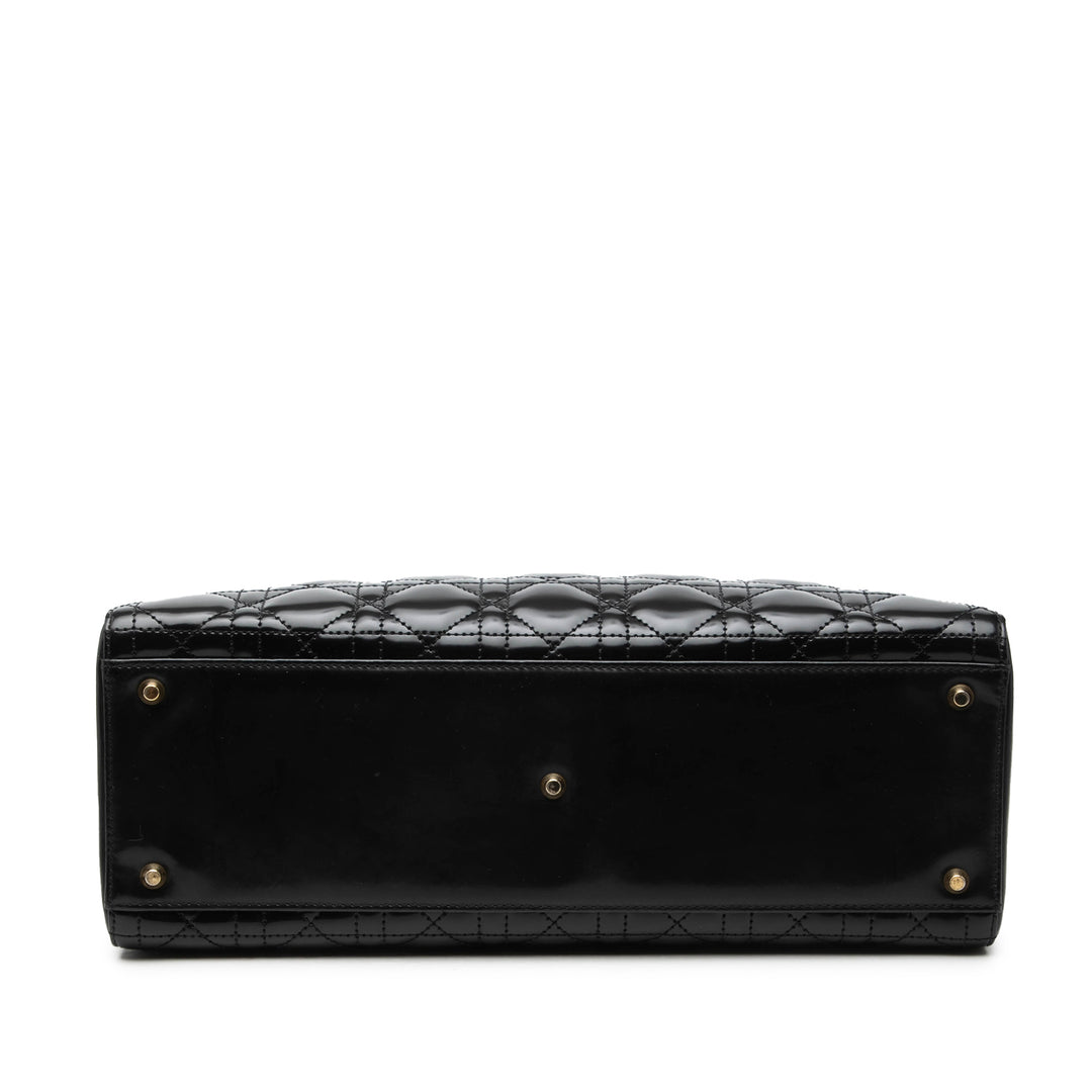 Dior Lady Dior Cannage Grand Cuir d'agneau