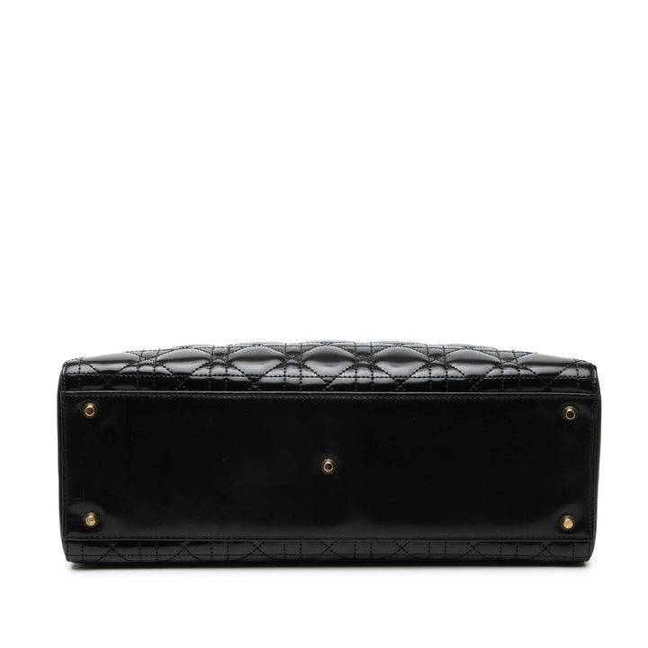 Dior Lady Dior Cannage Grand Cuir d'agneau