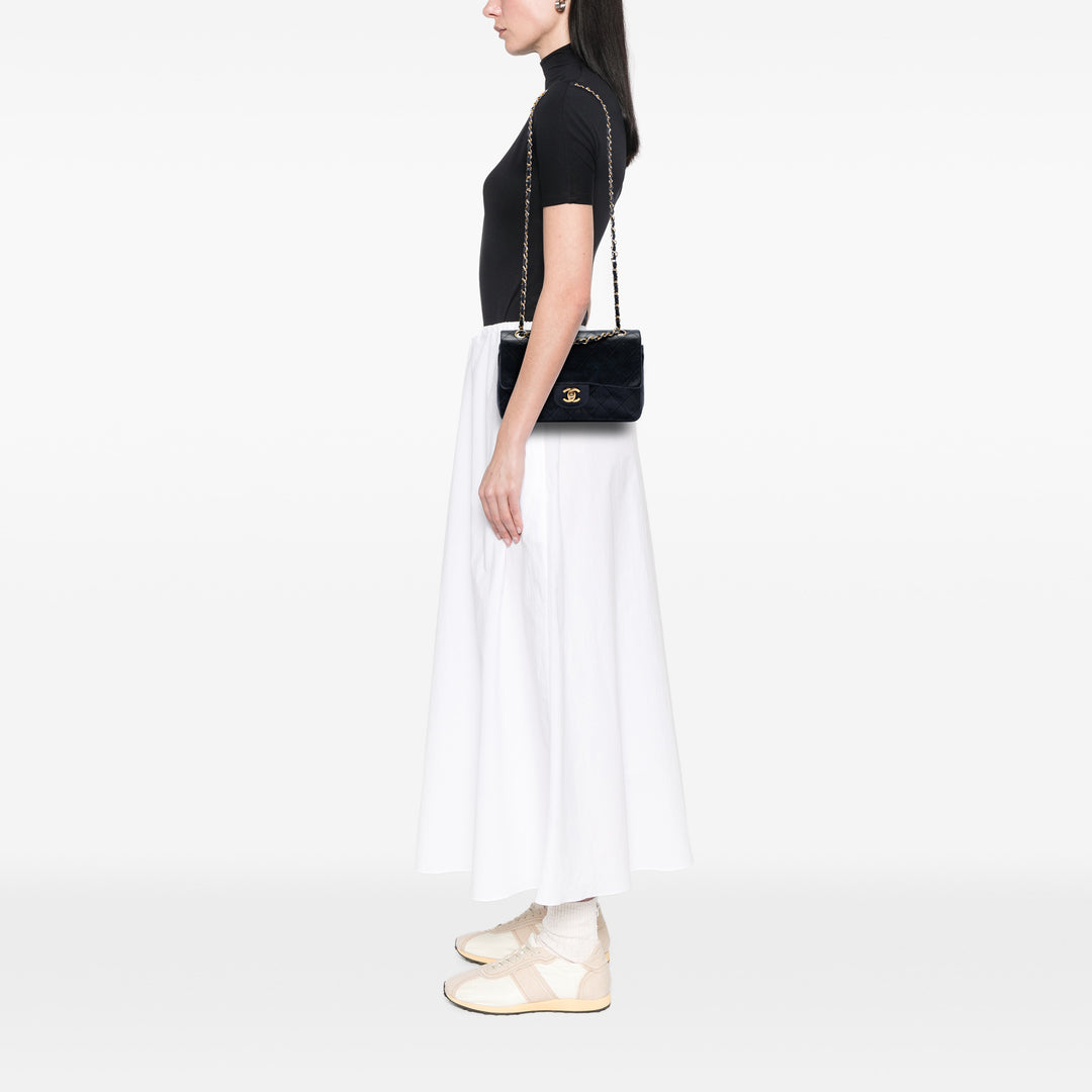 Chanel Small Classic Cuir d’agneau Double rabat