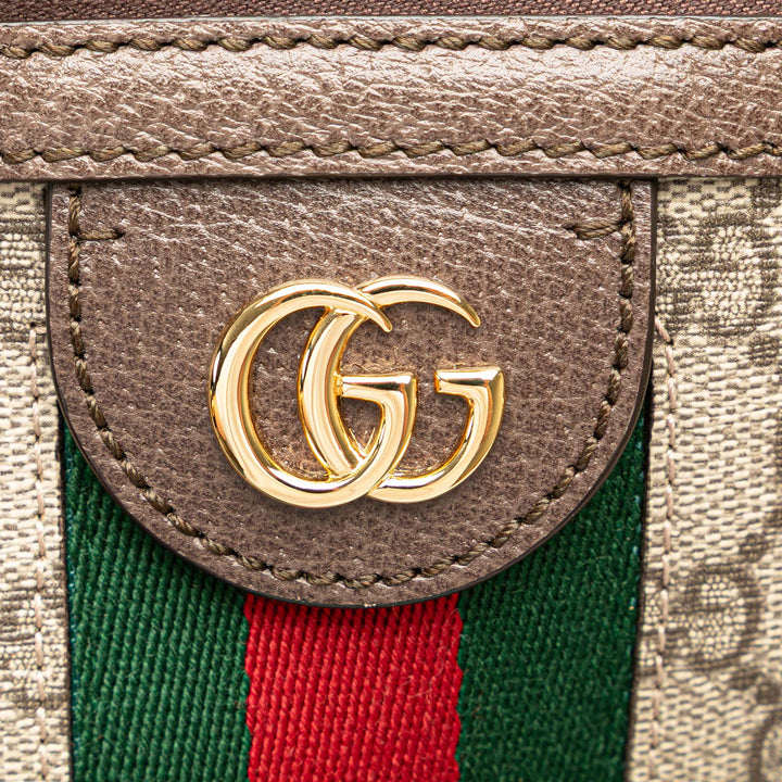 Medium GG Supreme Ophidia Web Satchel Brown - Gaby Paris