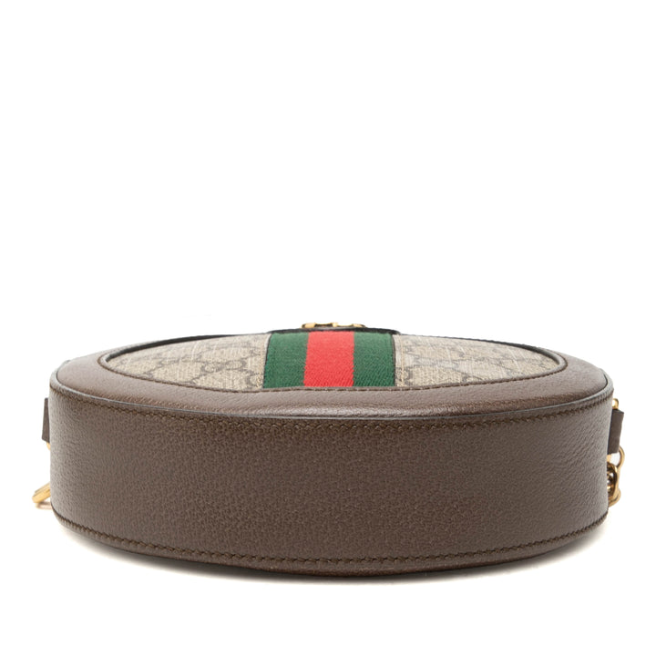 Gucci Web Ophidia Rond Sac Mini Toile GG Supreme