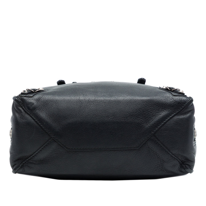 Balenciaga Cabas Papier A4 Zippé Mini Noir – vue 3 – GABY PARIS