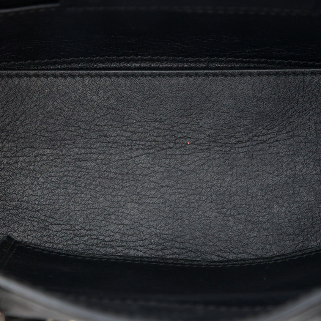 Balenciaga Cabas Papier A4 Zippé Mini Noir – vue 4 – GABY PARIS