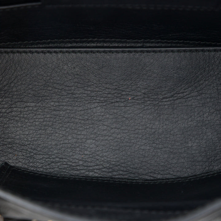Balenciaga Cabas Papier A4 Zippé Mini Noir – vue 4 – GABY PARIS