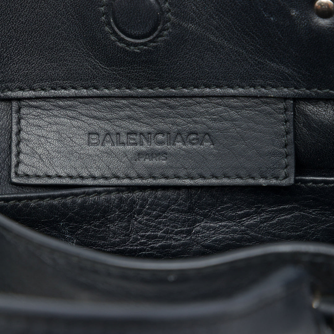 Balenciaga Cabas Papier A4 Zippé Mini Noir – vue 5 – GABY PARIS