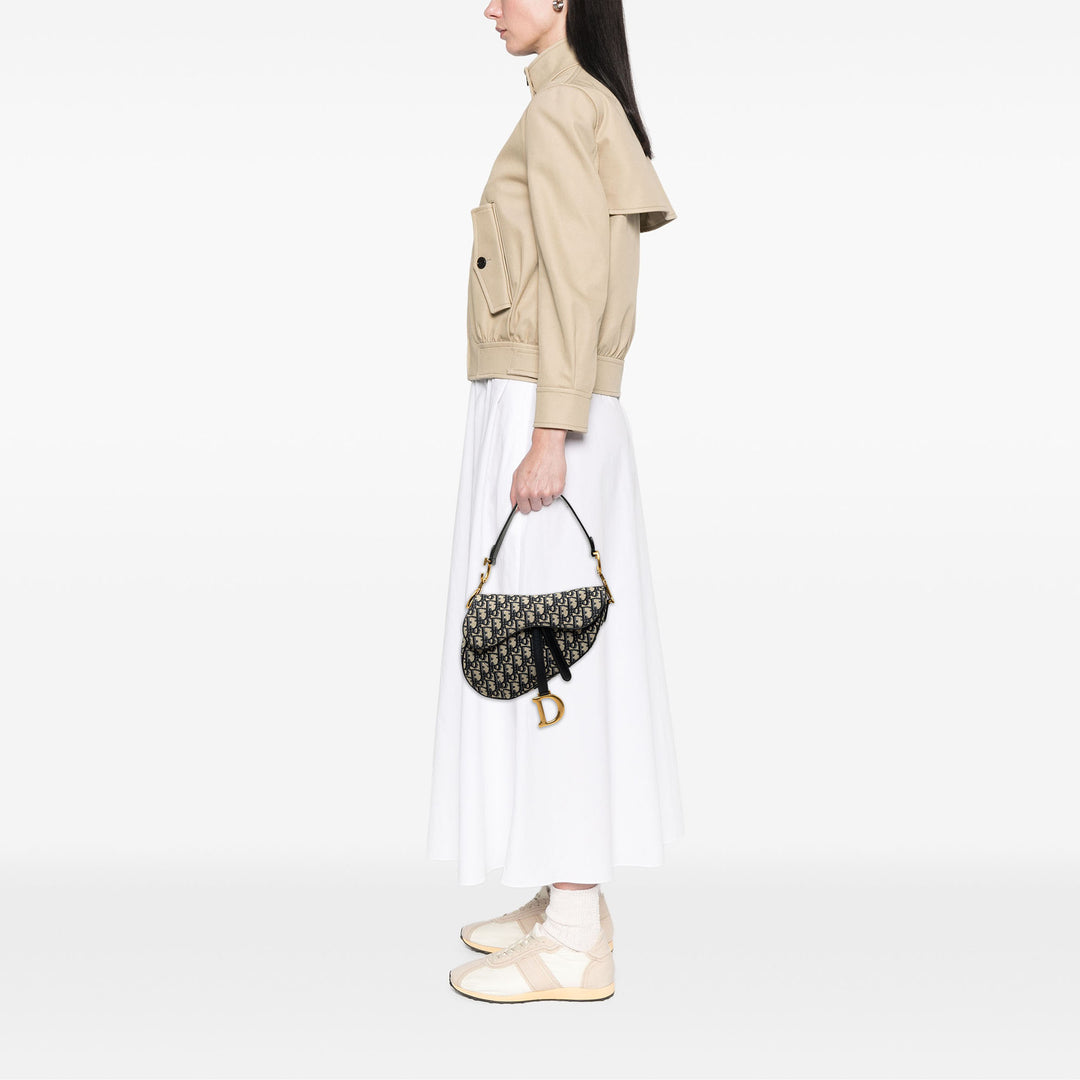 Saddle Sac Oblique Bleu