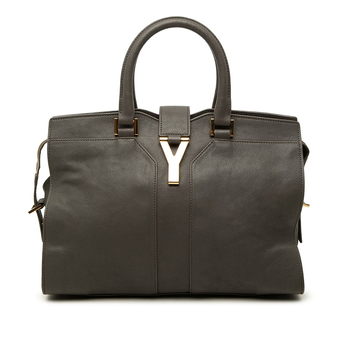 Saint Laurent Cabas Chyc Sac Petit de mouton Gris – vue principale – GABY PARIS