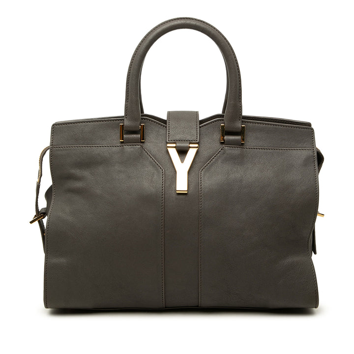 Saint Laurent Cabas Chyc Sac Petit de mouton Gris – vue principale – GABY PARIS