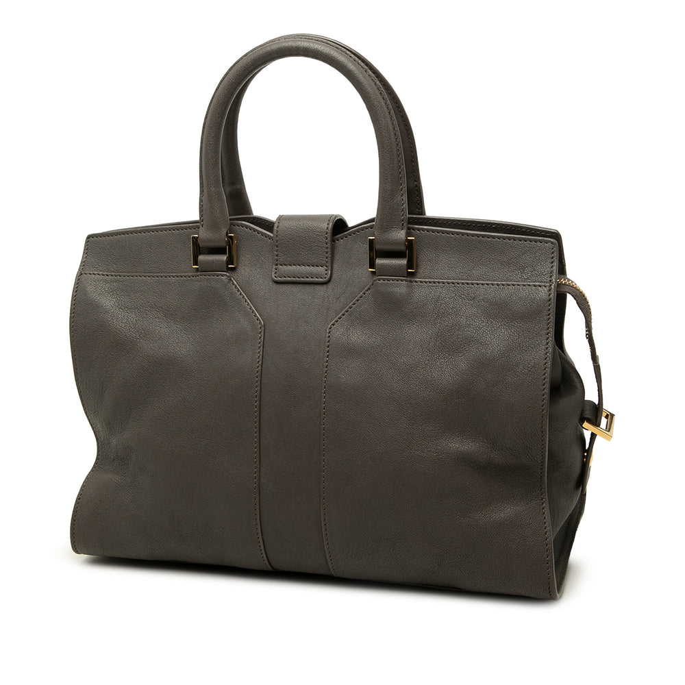 Saint Laurent Cabas Chyc Sac Petit de mouton Gris – vue 2 – GABY PARIS