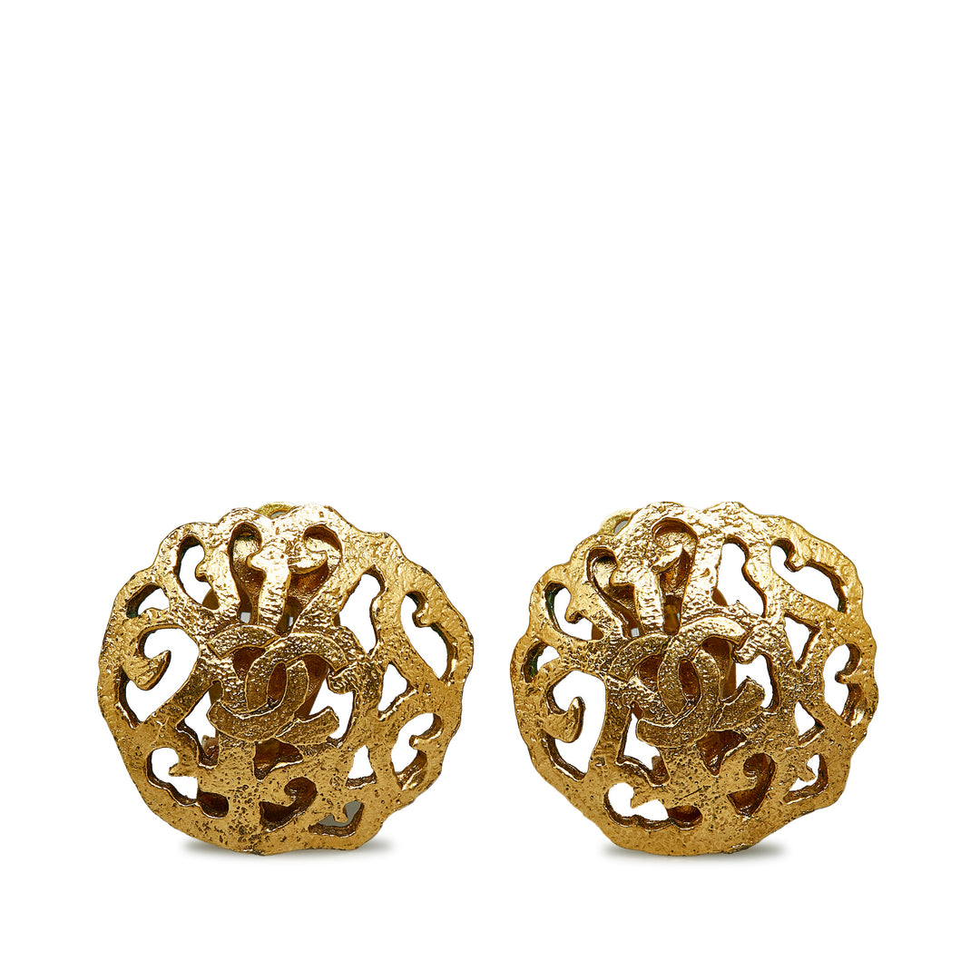 CC Clip-on Earrings Gold - Gaby Paris