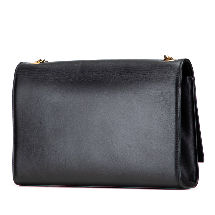 Saint Laurent Medium Smooth Cuir de veau Classic Monogram Kate Tassel Sac porté croisé Noir – GABY PARIS Authentique