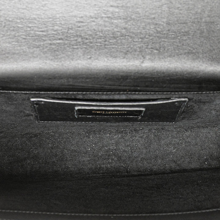 Saint Laurent Medium Smooth Cuir de veau Classic Monogram Kate Tassel Sac porté croisé Noir – GABY PARIS Authentique