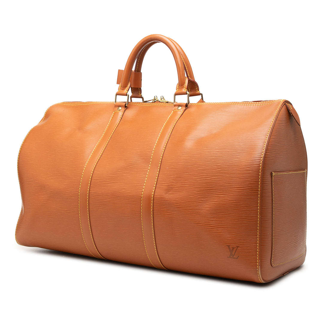 Keepall 50 Épi Marron