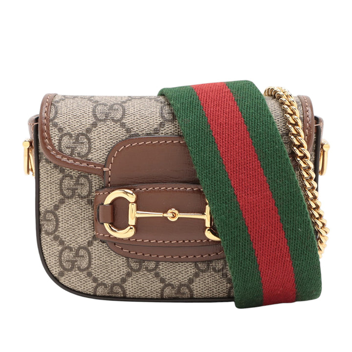 Gucci Mini GG Supreme Web Horsebit 1955 Sac