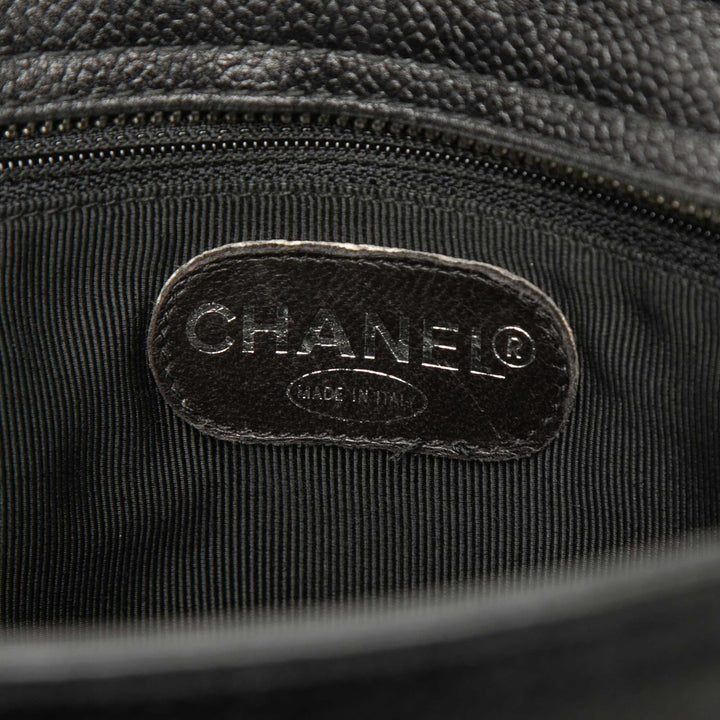 Chanel Cabas Triple CC Cuir caviar Noir – vue 5 – GABY PARIS