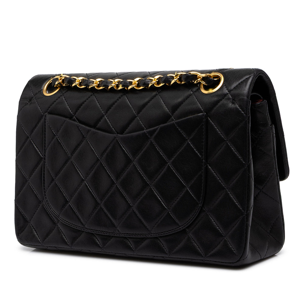 Chanel Classic Double rabat Petit Cuir d'agneau Noir – vue 2 – GABY PARIS