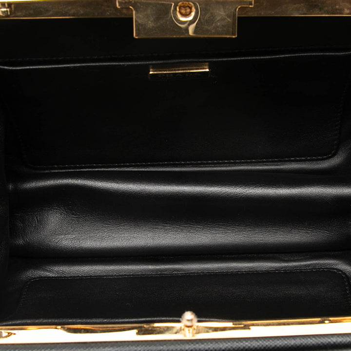 Prada Saffiano et City Veau Light Frame Sac porté croisé