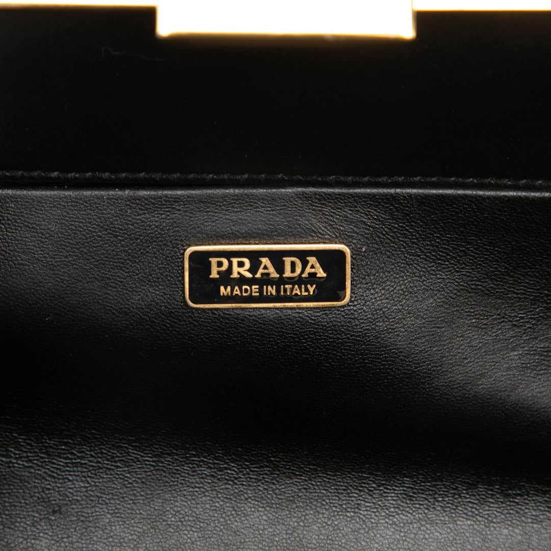 Prada Saffiano et City Veau Light Frame Sac porté croisé