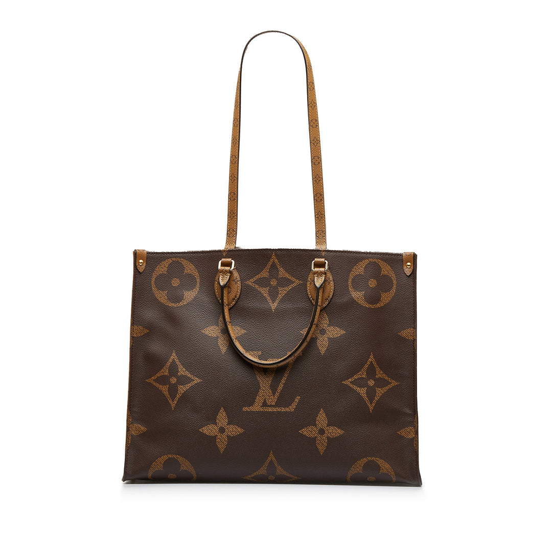 Monogram Reverse Giant OnTheGo GM Brown - Gaby Paris