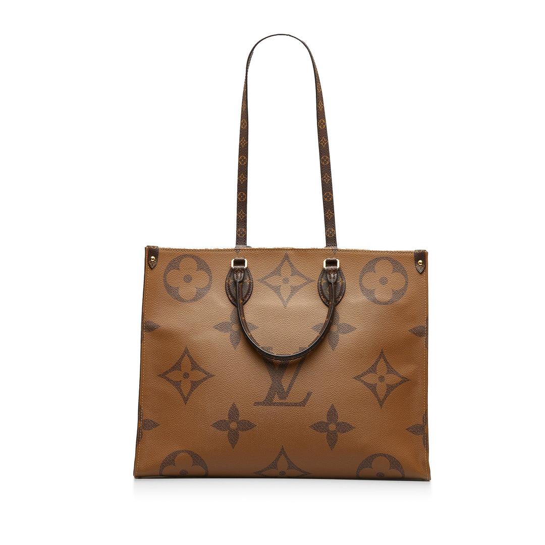 Monogram Reverse Giant OnTheGo GM Brown - Gaby Paris