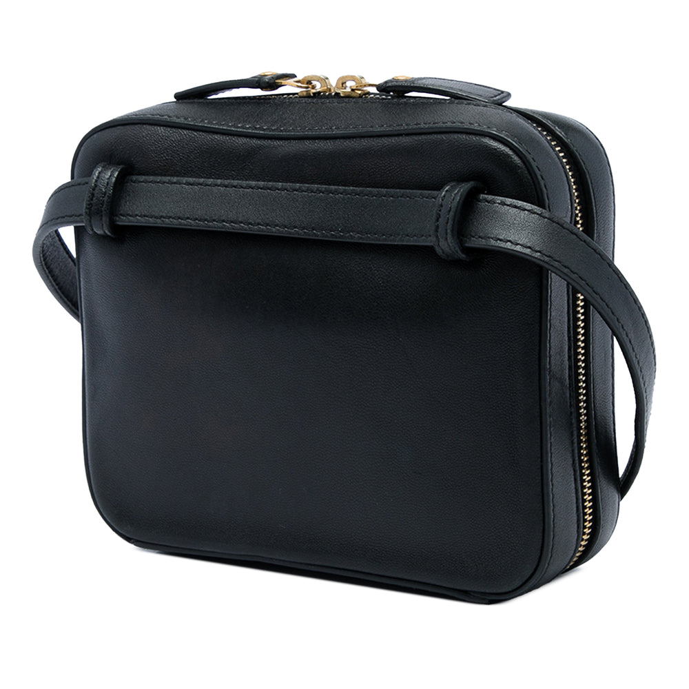 Saint Laurent Matelasse Vicky Sac ceinture Cuir d'agneau Noir – vue 2 – GABY PARIS