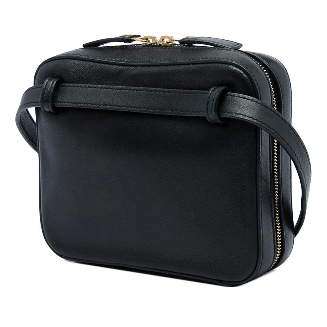 Saint Laurent Matelasse Vicky Sac ceinture Cuir d'agneau Noir – vue 2 – GABY PARIS