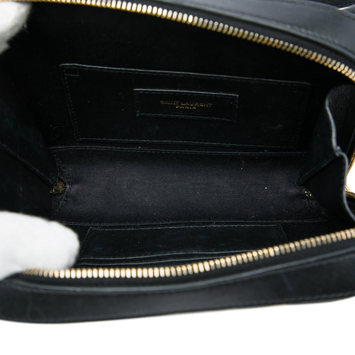 Saint Laurent Matelasse Vicky Sac ceinture Cuir d'agneau Noir – vue 4 – GABY PARIS