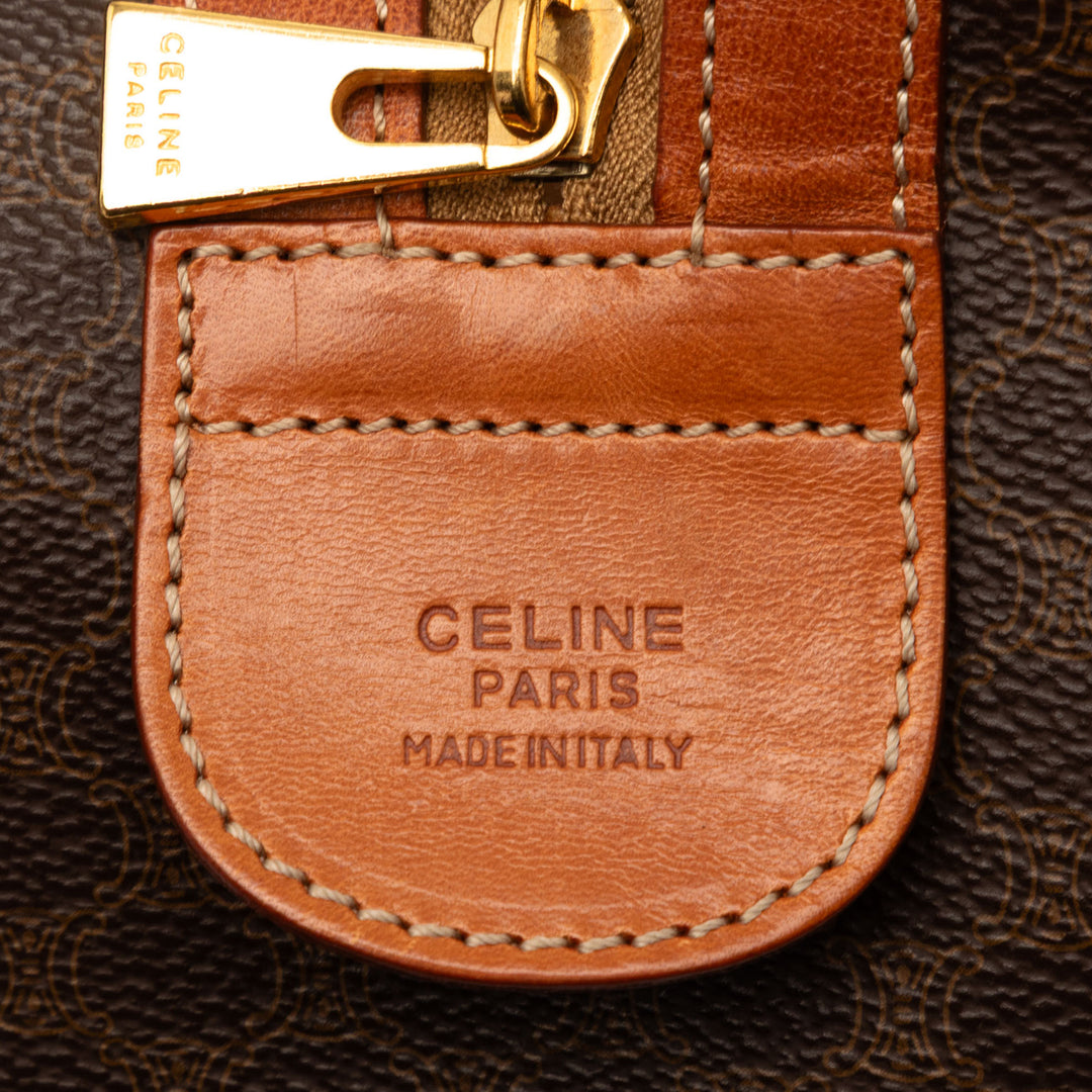 Celine Macadam Coated Toile Boston Sac