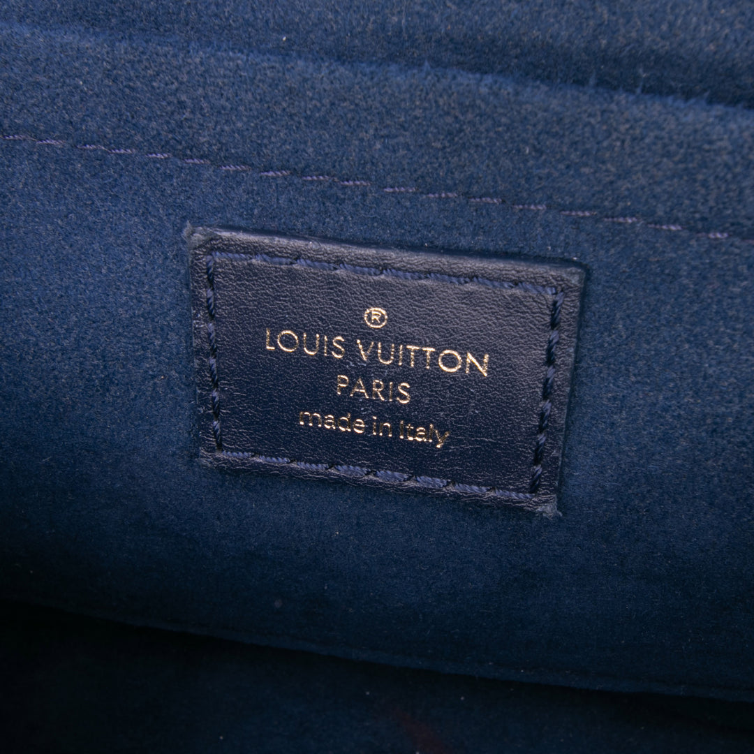 Limited Edition Denim Patches New Wave Chain MM Blue - Gaby Paris